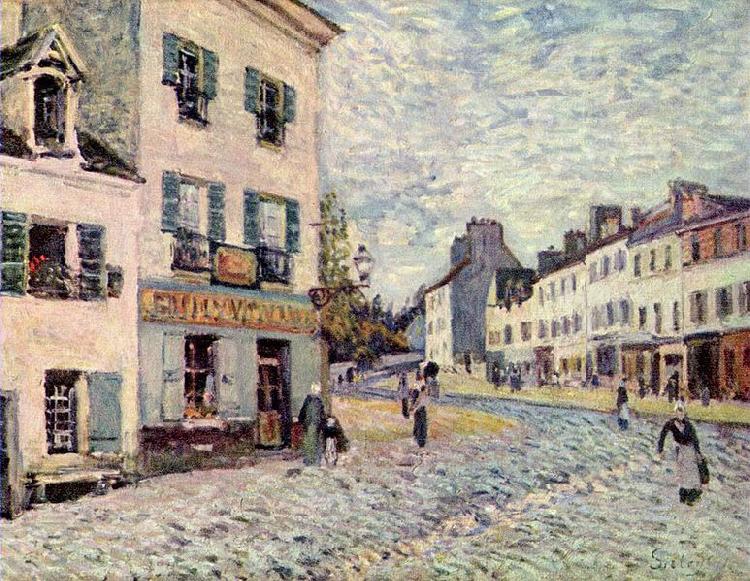 Alfred Sisley Strabe in Marly France oil painting art
